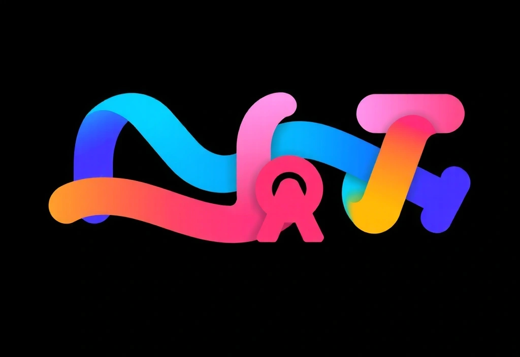 Digital illustration of intellectual property symbols